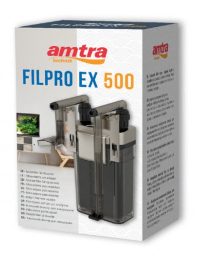 Filtro Externo/Mochila Amtra EX500 Vol 1.3L, 510 l/h, 6.9W